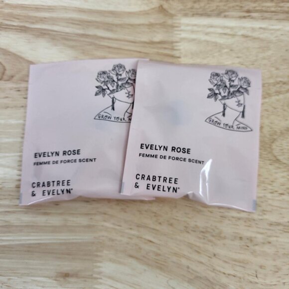 5 X Evelyn Rose by Crabtree & Evelyn 2ml Vial (Total 10ml) Women - Picture 4 of 4